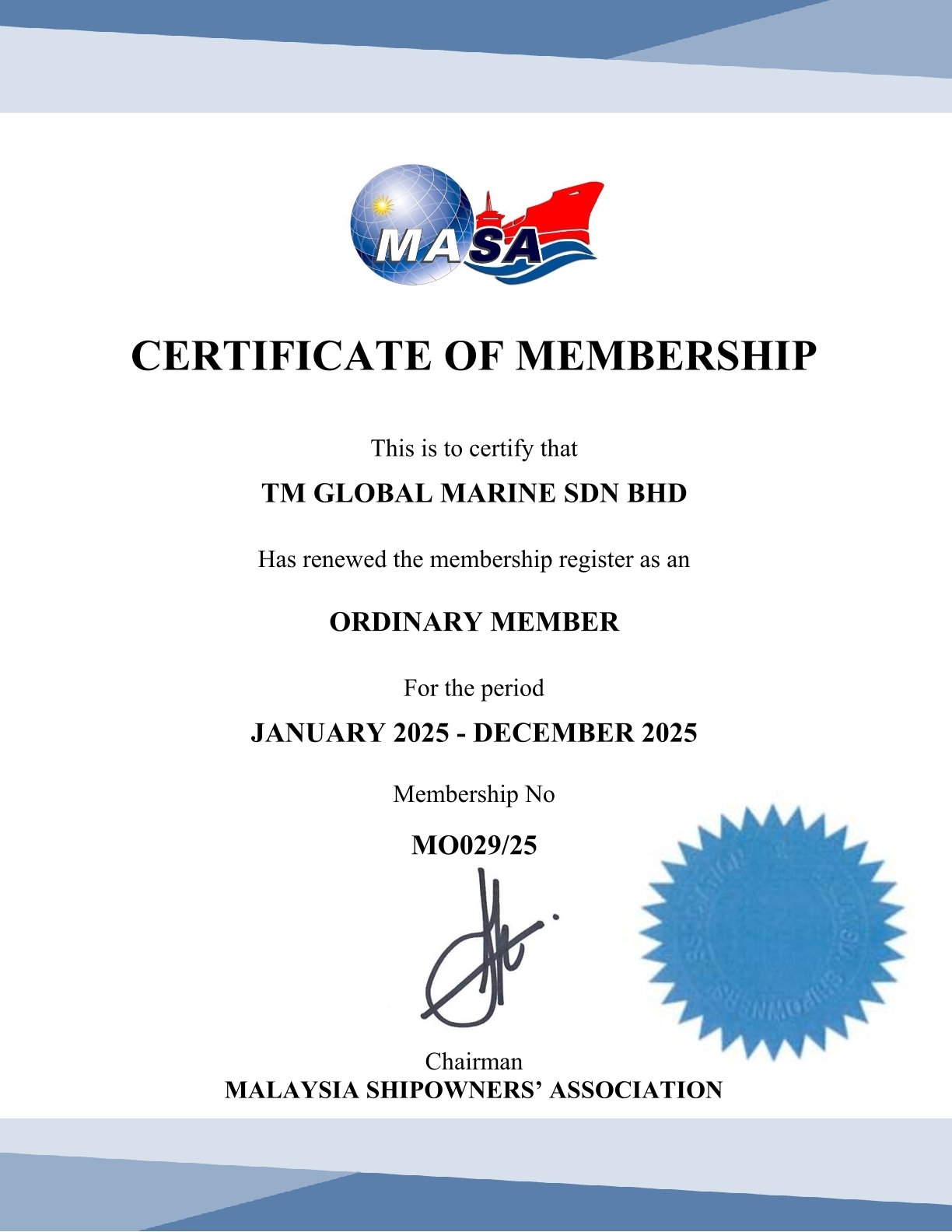 Malaysia Shipowners Association (MASA)